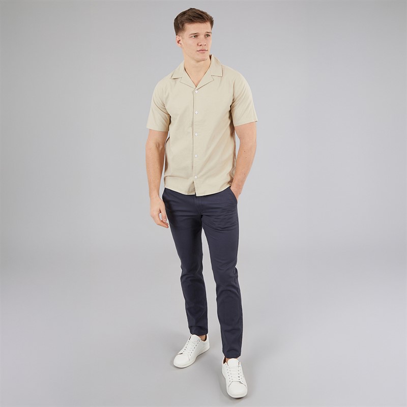 C.R.C. Berry Lns koszulka dla niego kolor Brązowy