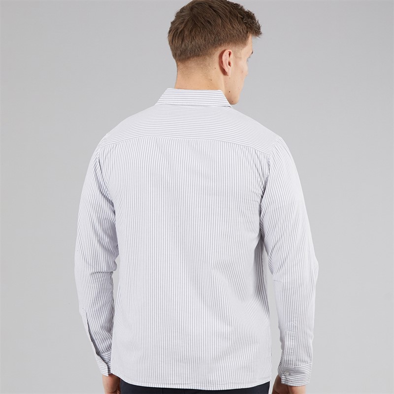 C.R.C. Mosh Oxford Shirt dla niego kolor Olive/Biały