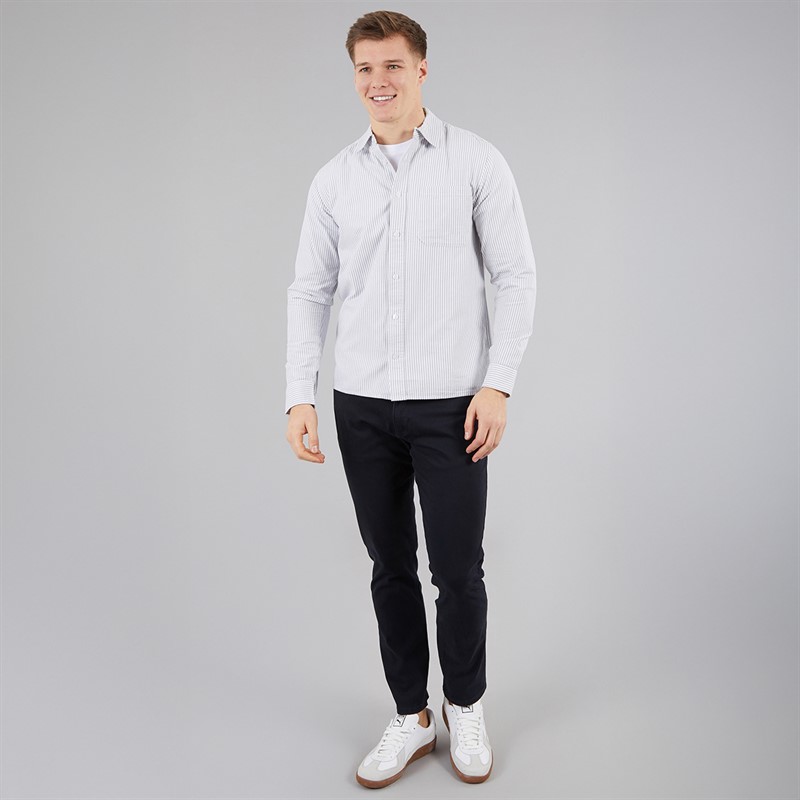 C.R.C. Mosh Oxford Shirt dla niego kolor Olive/Biały