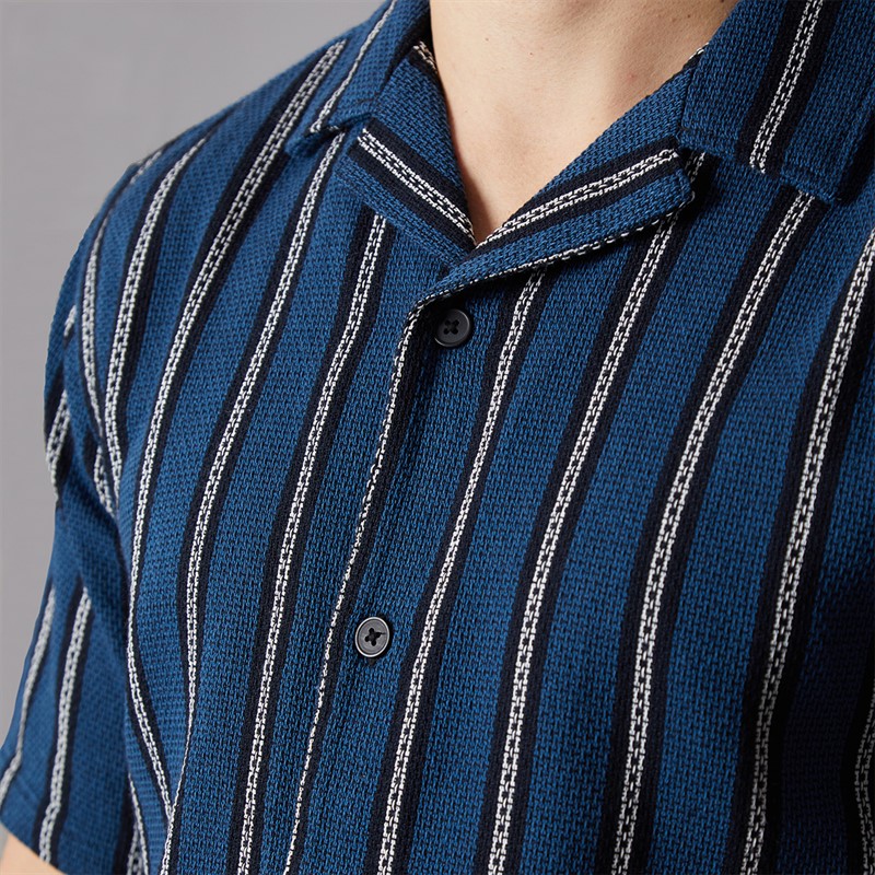 C.R.C. Koszulka jagodowa dla niego kolor Teal/Biały/Czarny