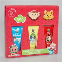 Cocomelon Kids Bath Paint Gift Set Multi