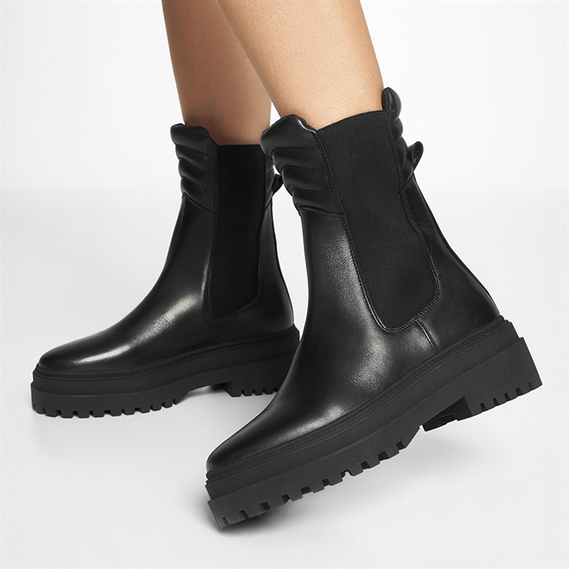 Last Studio Damen Asien Stiefel Schwarz