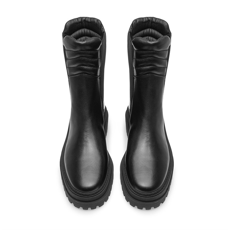 Last Studio Damen Asien Stiefel Schwarz