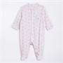 Marie-Chantal Baby Girls Love Heart Sleepsuit Pink