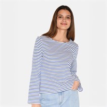 Moves Dames Estella Lange Mouw T-shirt 4048 Nebulas Blue