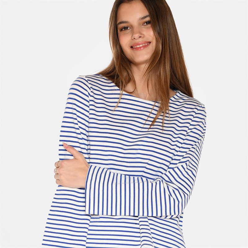 Moves Damen Estella Langarm T Shirt 4048 Nebulas Blue