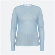 Moves Damen Markhild Bluse 4121 Blue Bell