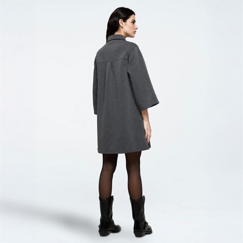 Moves Damen Ellianna Kleid 980M Dark Grey Melange