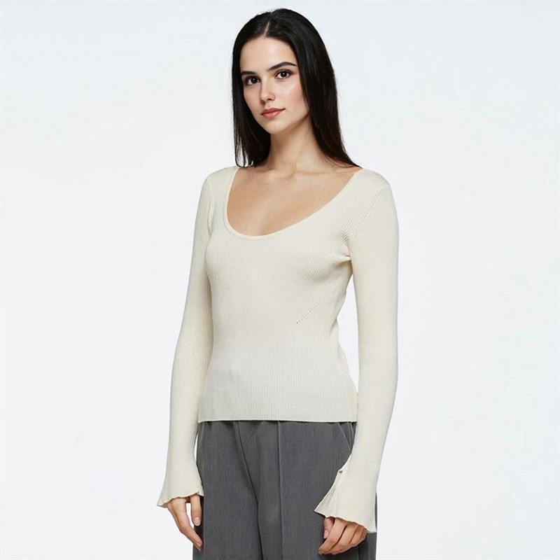 Moves Damen Twusti Pullover 0105 Antique White