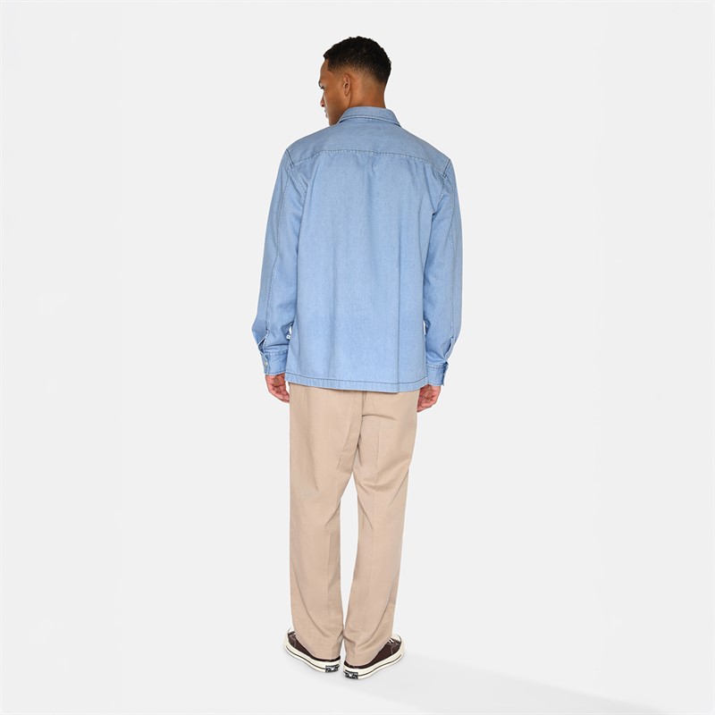 Minimum Herren Randy Langarm Hemd 2340 Blue Ashes