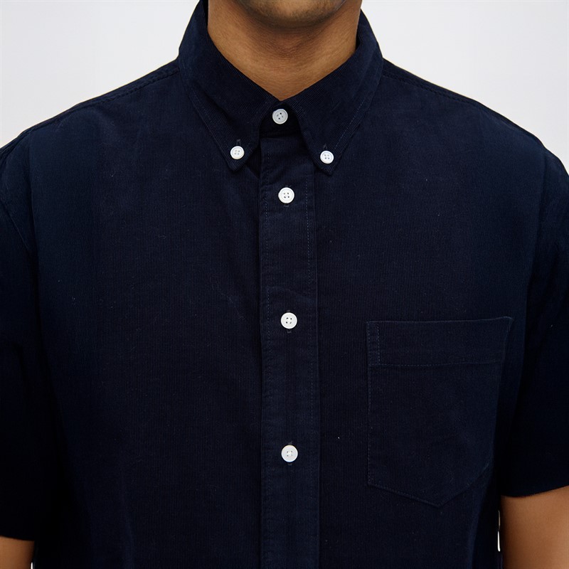 Minimum Herren Colt Langarm Hemd 687 Navy Blazer