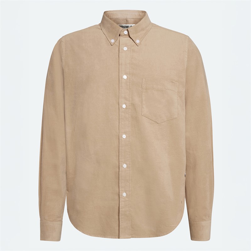 Minimum Herren Colt Langarm Hemd 1109 Chinchilla