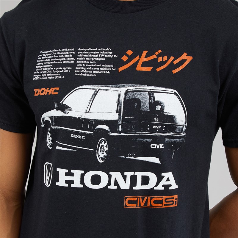Honda Mens T-Shirt Black
