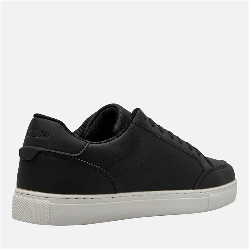 Archive Studios Mens Court Trainers Black