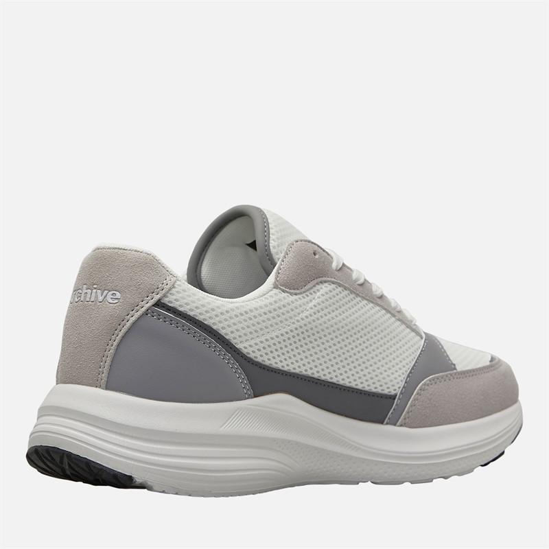 Archive Studios Mens Runner Trainers White