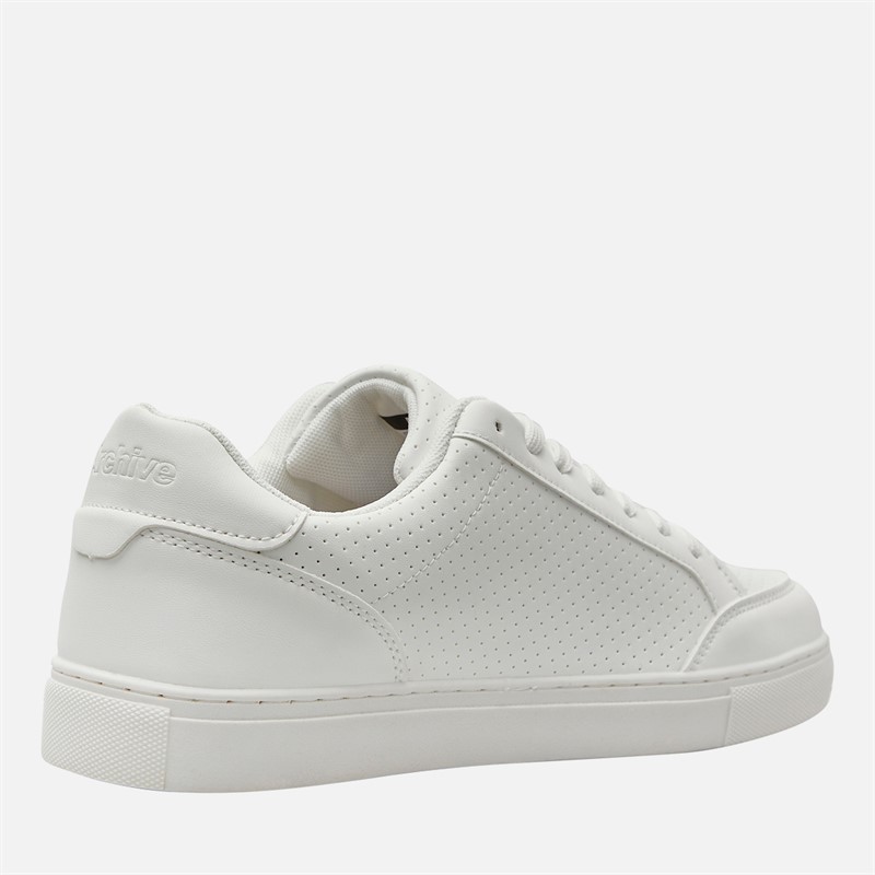 Archive Studios Mens Court Trainers White