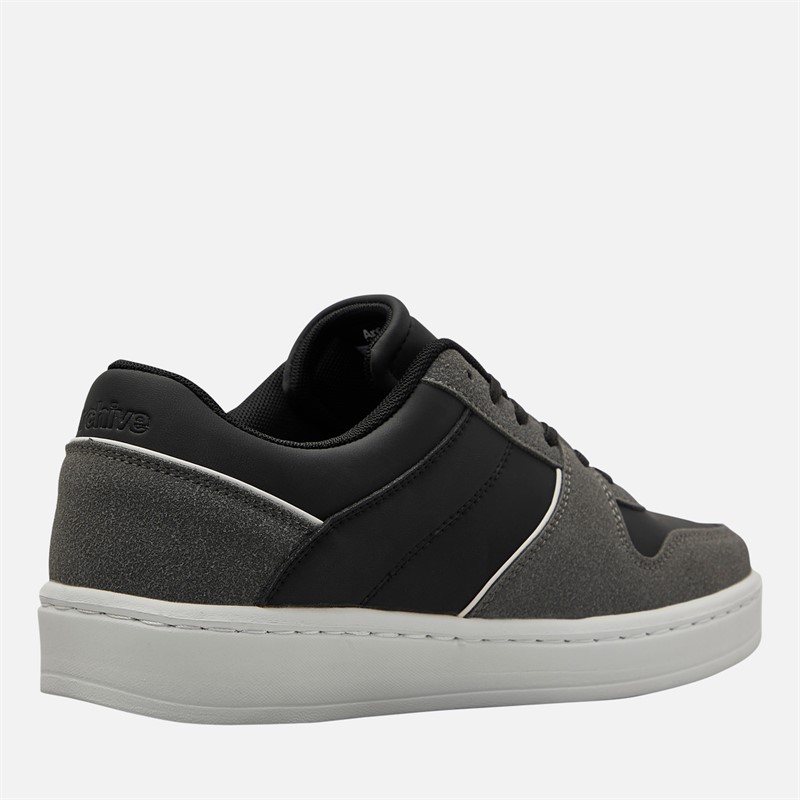 Archive Studios Mens Clous Trainers Black