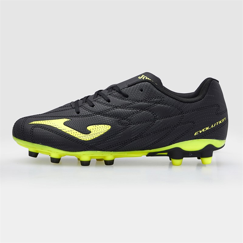 Joma Junior Evolution 25 FG Firm Ground Football Boots Black