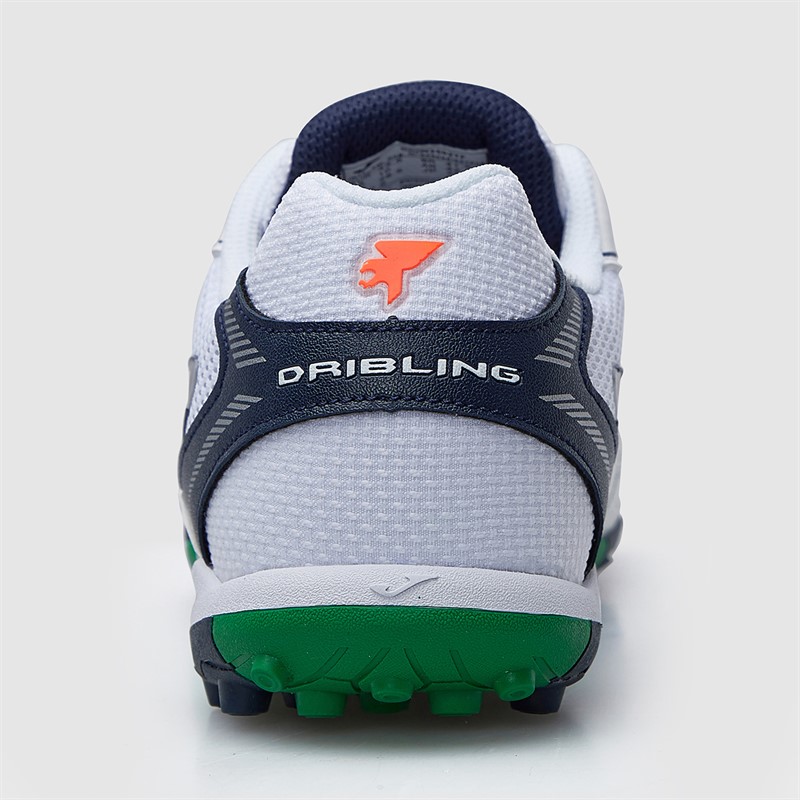 Joma Mens Dribling 25 TF Astro Turf Football Boots White