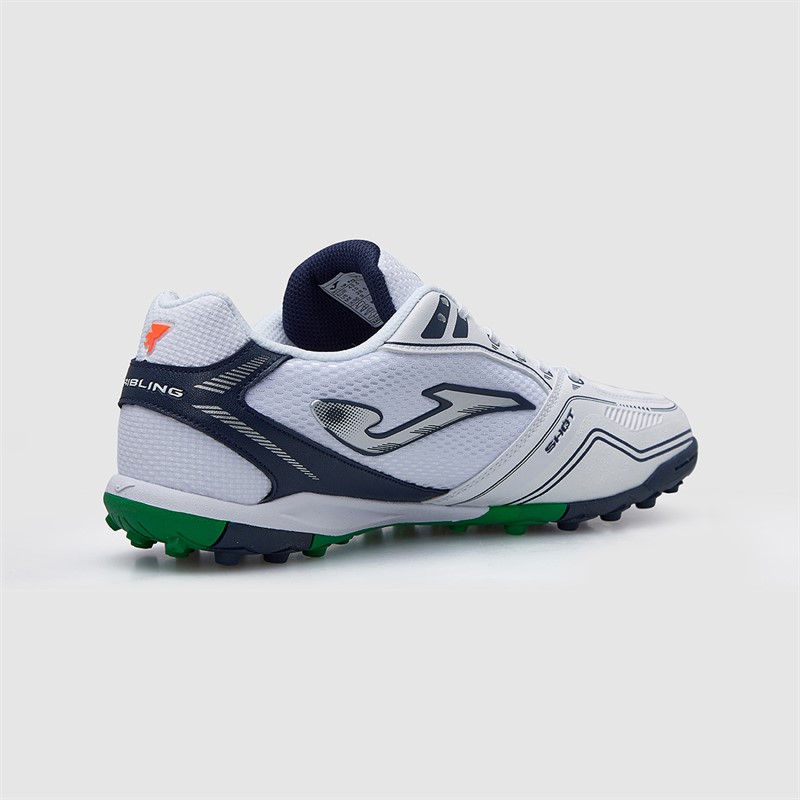 Joma Mens Dribling 25 TF Astro Turf Football Boots White