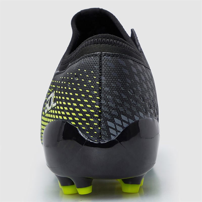 Joma Mens Evolution 25 AG Artificial Grass Football Boots Black/Fluoro Yellow