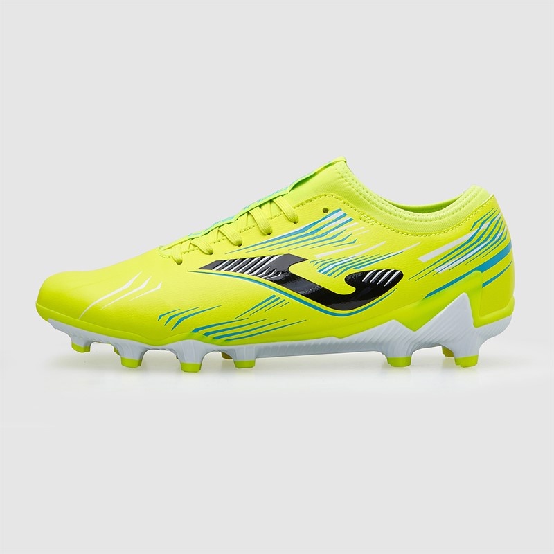 Joma Mens Propulsion 25 AG Artificial Grass Football Boots Fluoro Yellow