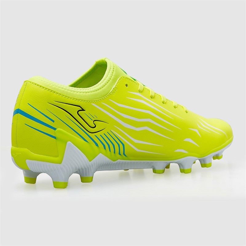 Joma Mens Propulsion 25 AG Artificial Grass Football Boots Fluoro Yellow