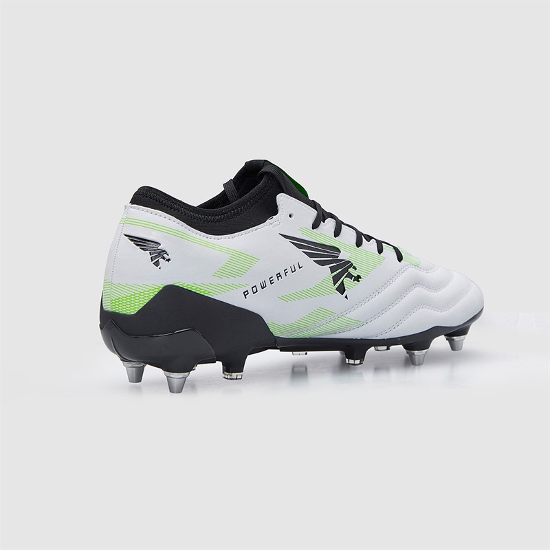 Joma Mens Powerful 25 SG Soft Ground Football Boots Black/White