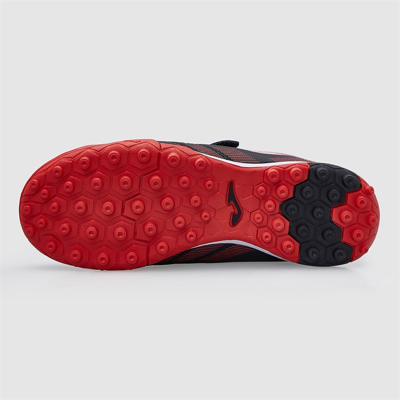 Joma Junior Powerful 25 TF Astro Turf Football Boots Black