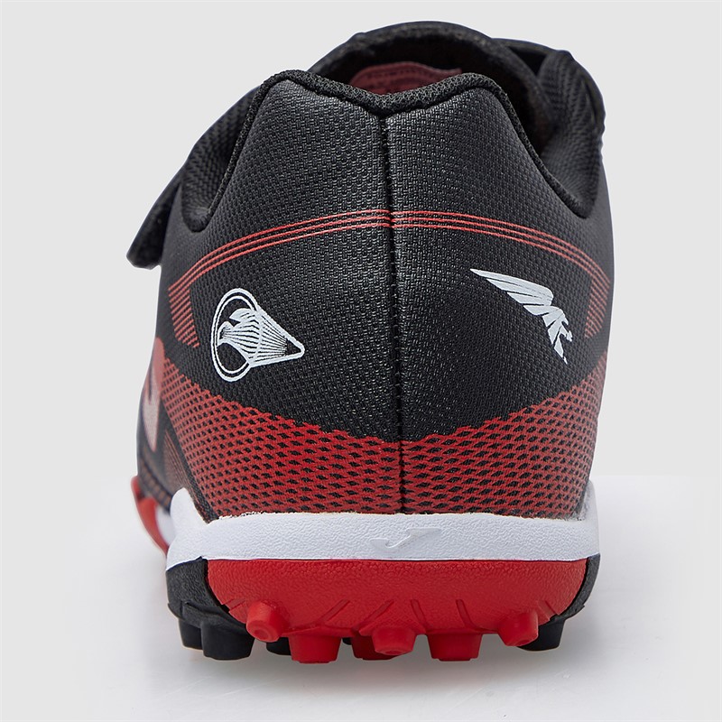 Joma Junior Powerful 25 TF Astro Turf Football Boots Black