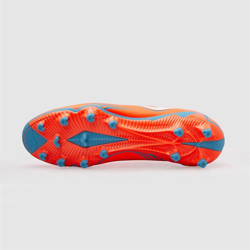 Joma Mens Propulsion 25 AG Artificial Grass Football Boots Fluoro Orange