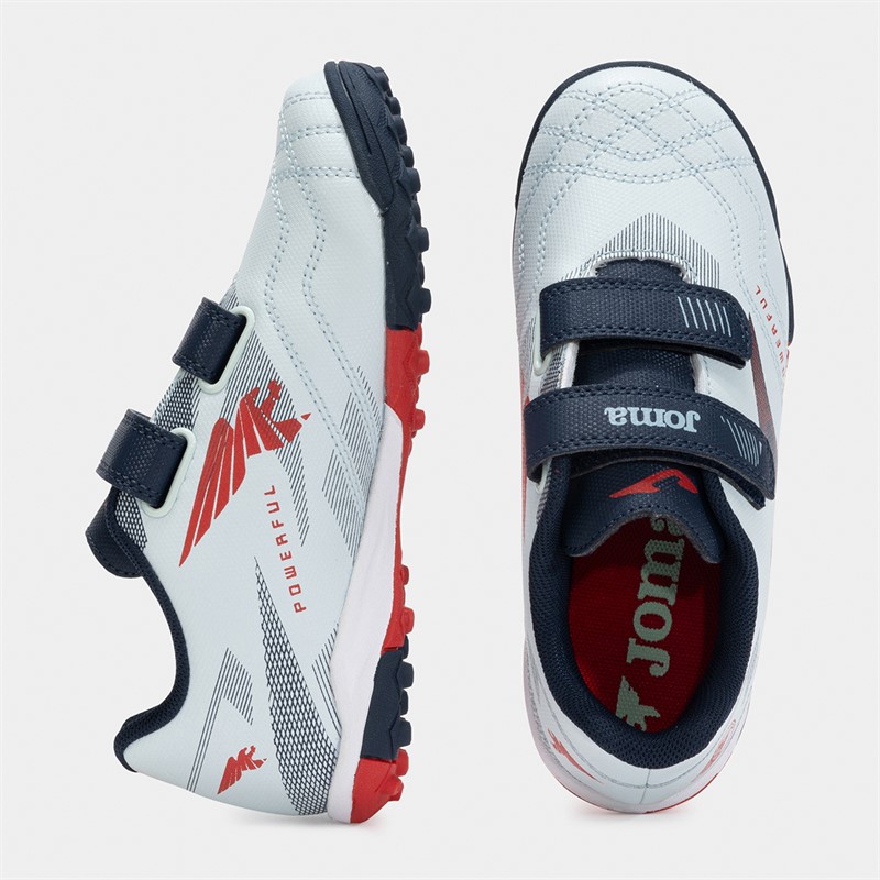 Joma Kids Powerful 25 TF Astro Turf Football Boots Blue