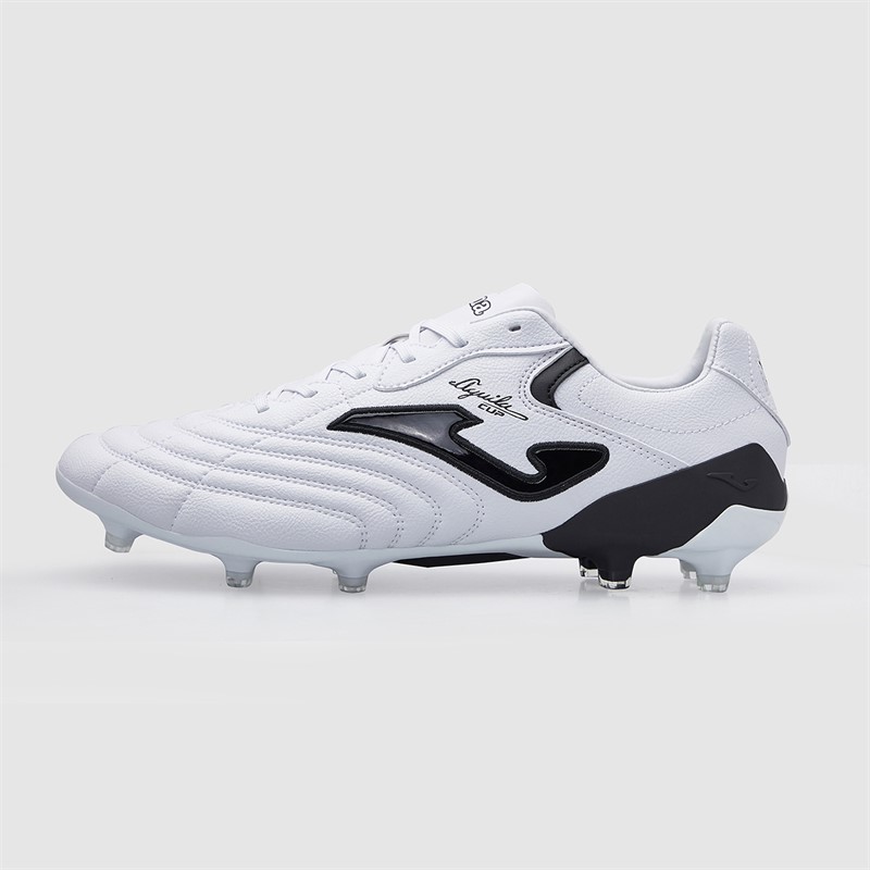 Joma Mens Aguila Cup 25 FG Firm Ground Football Boots White/Black