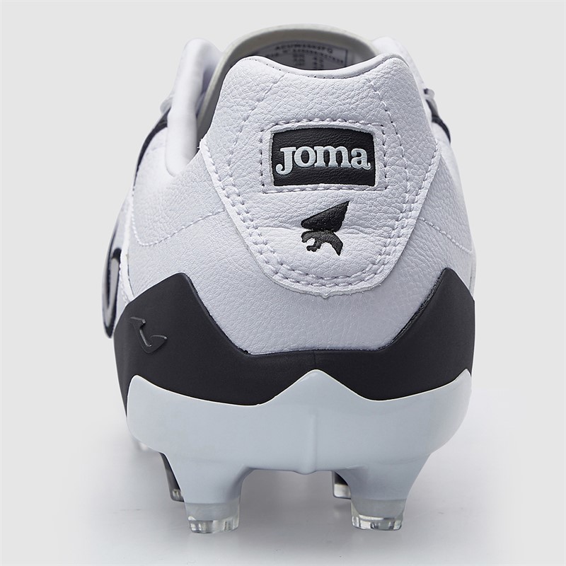 Joma Mens Aguila Cup 25 FG Firm Ground Football Boots White/Black