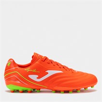 Joma Mens Aguila 25 AG Artificial Grass Football Boots Fluoro Orange