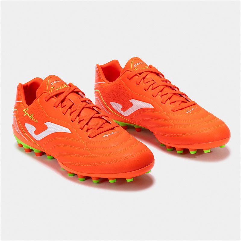Joma Mens Aguila 25 AG Artificial Grass Football Boots Fluoro Orange