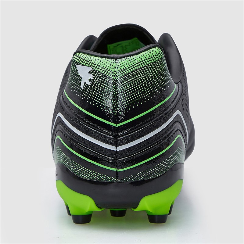 Joma Bottes de football Homme Aguila 25 AG terrain synthétique Noir/Fluoro Green