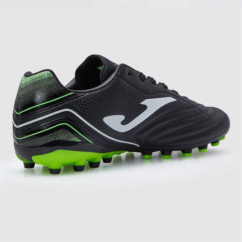 Joma Bottes de football Homme Aguila 25 AG terrain synthétique Noir/Fluoro Green