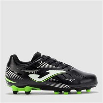 Joma Junior Propulsion 25 FG Kunstrasen Fussballschuhe Schwarz