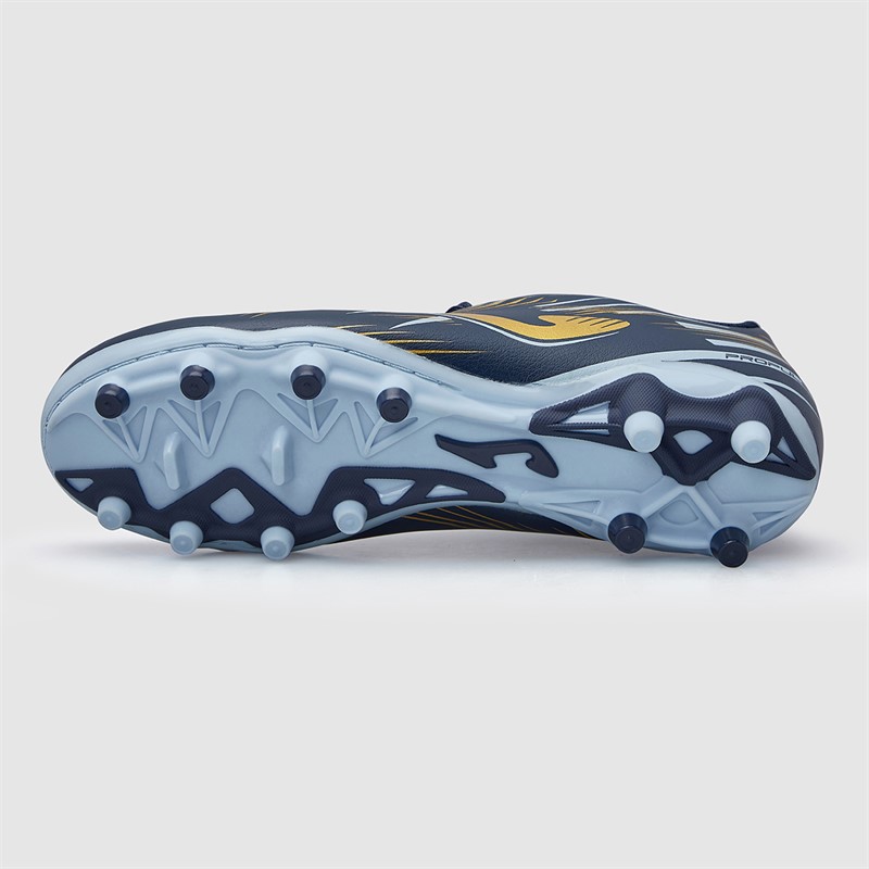 Joma Junior Propulsion 25 FG Fast Jord Fodboldstøvler Navy Blue