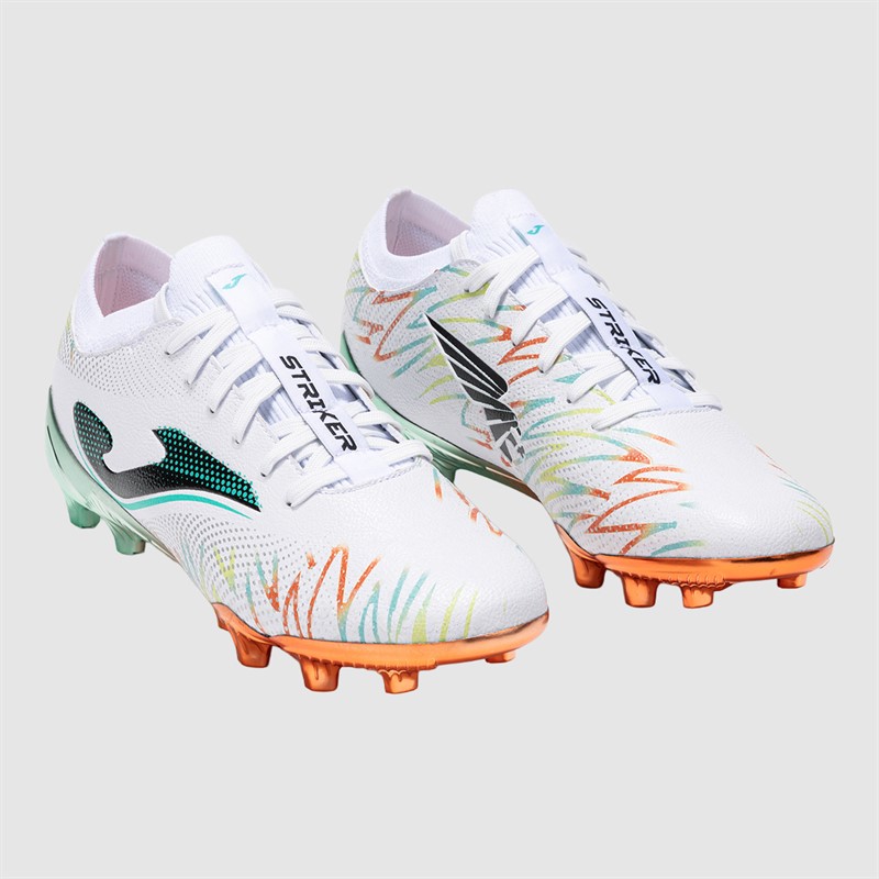 Joma Herren Striker 25 FG Firm Ground Fußballschuhe Weiß