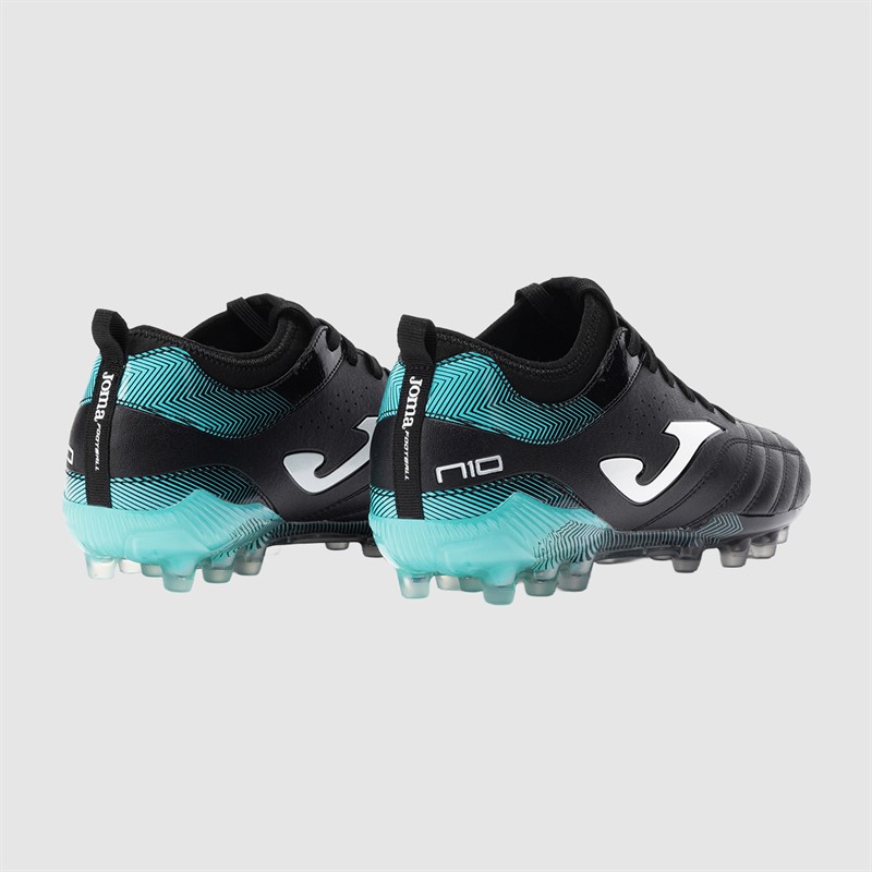 Joma Heren Numero-10 25 AG Kunstgras Voetbalschoenen Zwart/Turquoise