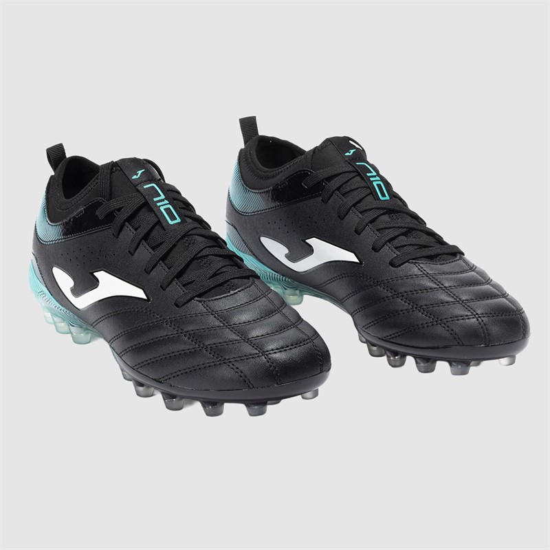 Joma Heren Numero-10 25 AG Kunstgras Voetbalschoenen Zwart/Turquoise