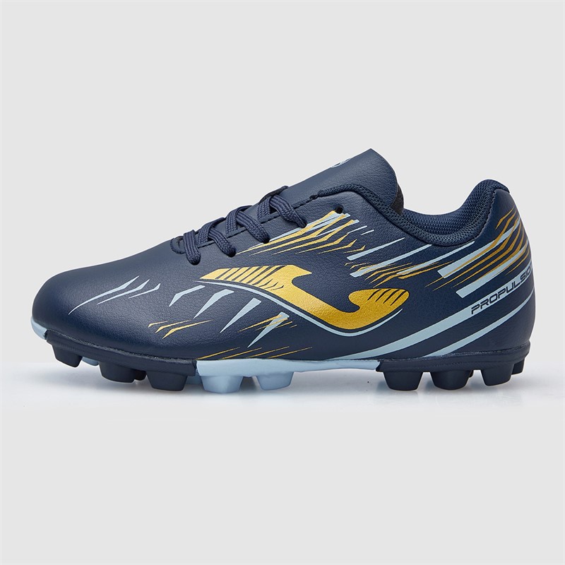 Joma Junior Propulsion 25 HG Hård Jord Fodboldstøvler Navy Blue