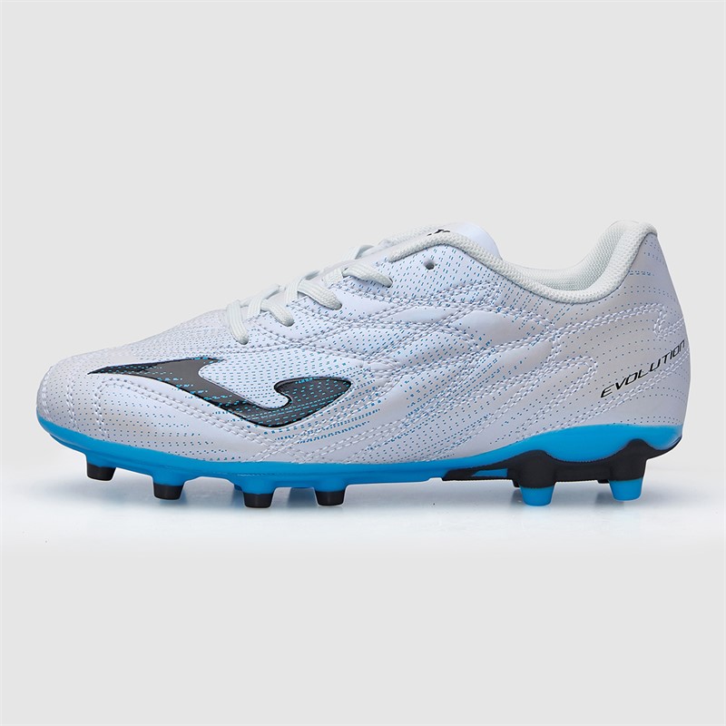 Joma Junior Evolution 25 FG Faste Jord Fodboldstøvler Hvid