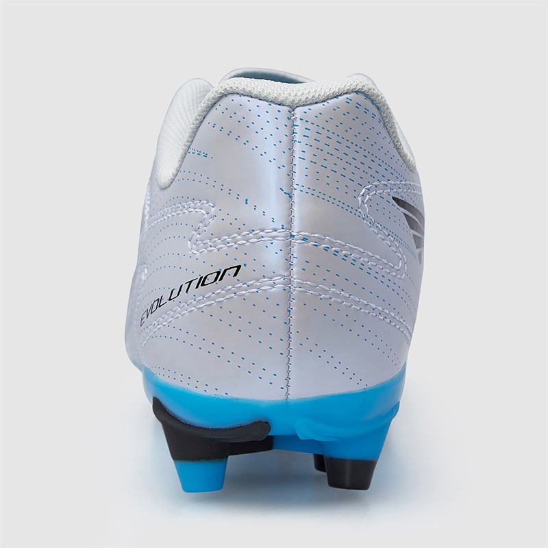 Joma Junior Evolution 25 FG Faste Jord Fodboldstøvler Hvid