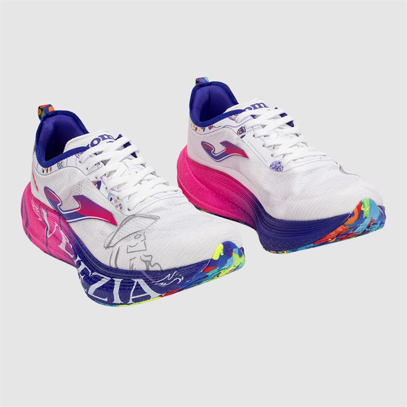 Joma R1000 25 Venezia Marathon Carbon Plade Neutrale Løbesko Hvid