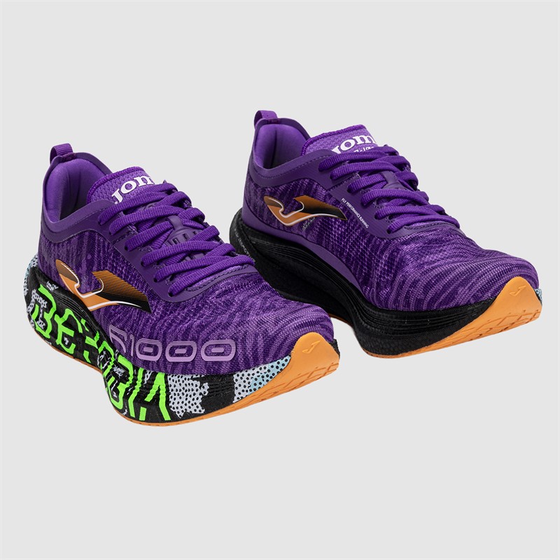 Joma R1000 25 Behobia San Sebastian Kulfiberplade Neutrale Løbesko Lilla