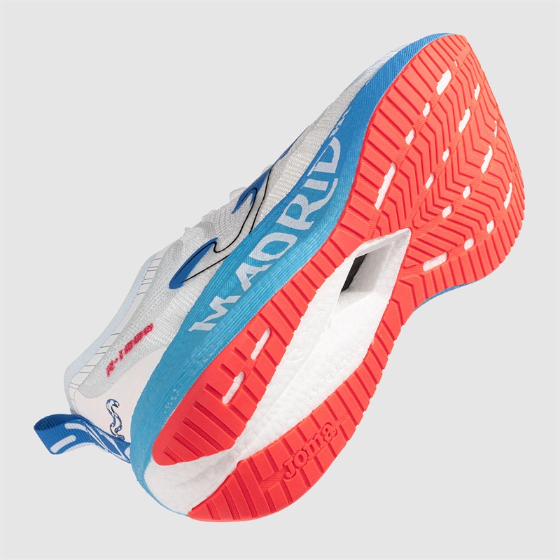 Joma Herre R1000 25 Madrid Halvmaraton Kulfiberplade Neutrale Løbesko Hvid