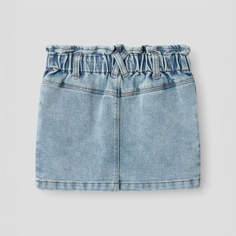 Lil' Atelier Darlee spódniczka dżinsowa dla dziewczynki kolor Medium Blue Denim